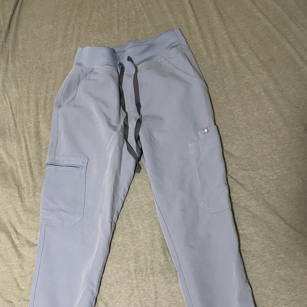 FIGS - XSP Highwaisted YOLA skinny Dusty Blue